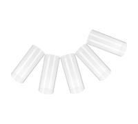TOYANDONA Glass Hurricane Candle Holders Diffuses Candlelight 5pcs 6 Inch Tall Cylinder Vases Modern Minimalist Design for Pillar Candles for Outdoor Events and Wedding Table