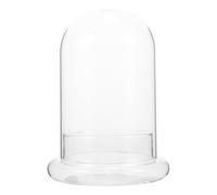 TOYANDONA Glass Terrarium Display Cloche Dome Large Moss Ecological Bottle with Ventilated Cover DIY Micro Landscape Planter Vase for Indoor Gardening and Home Decor