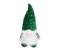 TOYANDONA Glowing Christmas Gnome Decoration with LED Lights Polyester Plush Xmas Stuffed Animal for Festive Home Holiday Parties Thanksgiving and Seasonal Decor Battery Operated Batteries