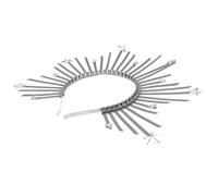 TOYANDONA Goddess Crown Headband for Women with Silver Chain and Star Accents, Greek Style Hairpiece for Wedding, Birthday Queen, and Party Accessories