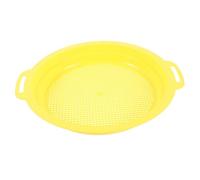 TOYANDONA Gold Sifting Pan with Sieve and Filter for Mining Non Slip Handle for Efficient Sand and Mineral Classification Includes Storage Bag for Easy Transport