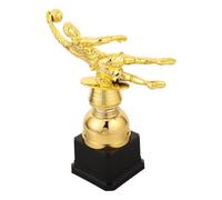 TOYANDONA Gold Soccer Goalie Trophy with Elegant Design, Plastic Material, Long-term Display and Resists Fading, for Youth Football Goalkeepers Training Sessions and Team Parties