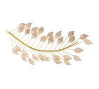 TOYANDONA Golden Leaf Headband Creating Instant Stunning Hairstyles Alloy Hair Accessories Practical and Unique Chic Hair Jewellery for Women for Parties and Pageants