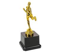 TOYANDONA Golden Running Trophy Cup Plastic Award for Marathon Competitions Winner's Celebration Prize for Sports Events and Party Favors