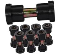 TOYANDONA Golf Cart Rear Leaf Spring Bushing Kit 8pcs Steel Suspension Bushings Replacement for Golf Cart Front and Rear Suspension Sports Accessories