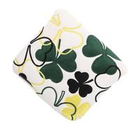 TOYANDONA Golf Headcover with Shamrock Pattern PU Leather and Fabric Material Lightweight Design for Stable Putting Action and Protection on Golf Courses