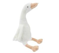 TOYANDONA Goose Plush Doll White Soft Stuffed Animal for Comfortable PP Cotton Filling Cuddly Plaything for Home and Travel