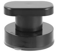 TOYANDONA Grab Bars Suction Cup Handle Black Plastic Rounded for Toilet and Bathroom Lightweight Design to Prevent Falls Suitable for Elderly Shower and Drawer Handles