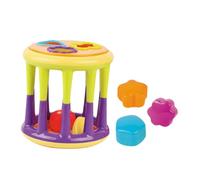 TOYANDONA Graphic Assembling Cylinder for Boy Girl Safe Plastic Column Building Blocks for Early Visual and Spatial Development Educational Stacking for Boy Girl