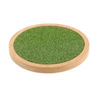 TOYANDONA Grass Display Stand Figurine Holder with 9cm round Lawn Base, Model Organizer Rack for Collectible Action Figures and Doll Display, Indoor Scenic Shelf for Collections