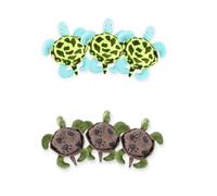 TOYANDONA Green Plush Turtle Dog Chew with Sound, Safe Plush and Pp Cotton Material, Interactive Pet for Chewing and Grabbing to Reduce Boredom