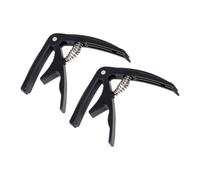 TOYANDONA Guitar Capo 2pcs Metal Abs Capo for Acoustic Guitar Ukulele Easy to Use for Playing Traditional Songs