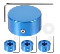 TOYANDONA Guitar Effect Pedal Footswitch Toppers Metal Footswitch Caps Lightweight Simple Installation Extend Service Life Blue Replacement Instrument Part for Electric Guitar Accessories
