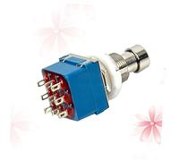 TOYANDONA Guitar Effects Pedal 3pdt True Bypass Footswitch Metal 9-pin Control LED Status Light Vintage Pedal Rewiring for Electric Guitar