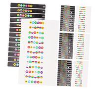 TOYANDONA Guitar Fretboard Stickers 8pcs Set Pvc Note Decals Clearly Show Name and Tone Easy to Remove Guitar Learning Tool for Beginners