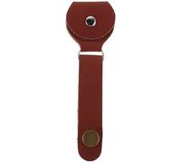 TOYANDONA Guitar Neck Pick Bag Pu Picks Pouch Headstock Tie for Guitar Neck Strap Adapter Snap Button for Music Festival Party Use