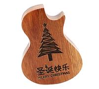TOYANDONA Guitar Pick Storage Holder Wooden Guitar Pick Case Compartments Compact Design for Easy Carrying Beautiful Natural Finish