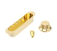 TOYANDONA Guitar Pickup Cover Set Gold Pickup Covers and Knobs Tip Replacement Kit for Electric Guitar Accessories Easy Installation Material for Enhancing Your Instrument
