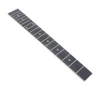 TOYANDONA Guitar Safe Wood Ukulele Replacement Technical Fingerboard and Sturdy Black Part, Easy to Install, for Maintenance Folk