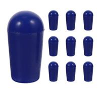 TOYANDONA Guitar Toggle Knobs Replacement Caps for Electric Guitar Potentiometer 3-way Switch Blue Plastic 10pcs Simple Design Accessories for Tools
