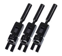 TOYANDONA Guitar Tremolo Bridge for Locked String Saddles Metal 3pcs Black Replacement Parts Double Locking System Improves Sustain and Tone Electric Guitar