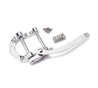 TOYANDONA Guitar Tremolo Bridge System Chrome Bridge Pull Board Vibrato Tremolo Tailpiece for Electric Guitars