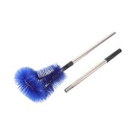 TOYANDONA Gutter Scrub Brush, Curved Scrubber Brush, Hard Bristle Scrubber, Stainless Steel and Plastic, Heavy Duty Cleaning Power for Fountain Interiors