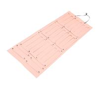 TOYANDONA Hair Bow Felt Organizer Hanging Headband Wall Pouch Pink Felt Wall Organizer for Boys and Girls Hair Accessories Storage Suitable for Girls Bedroom Decor