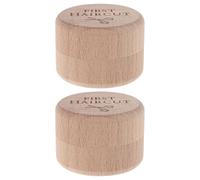 TOYANDONA Hair Keepsake Box with Material 2pcs Nursery Memory Storage Wooden and Compact and Special Moments for Preserving Newborn Hair