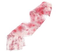 TOYANDONA Halloween Bloody Gauze Strip Durable Reusable Bloodstain Cloth for Spooky Scene Decoration and Warning Isolation Essential Horror Festival Prop for Atmosphere Layout