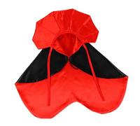 TOYANDONA Halloween Costume for Dogs Medium and Small Soft Polyester Pet Vampire Cape Cloak in Black Red Comfortable Holiday Outfit for Cats and Small to Medium Dogs Machine Washable Festive