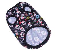 TOYANDONA Halloween Pet Costume Dog Hoodie Xl Funny Pet Apparel with Floral Face Pattern Comfortable Dog Clothes for Puppy Party