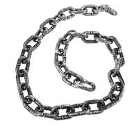 TOYANDONA Halloween Plastic Fake Chains Realistic Prison Chain Prop for Themed Parties Cosplay Accessories Haunted House Decor Reusable and Easy to Store