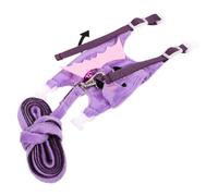TOYANDONA Halloween Rabbit Harness and Leash Escaping Traction Leash for Ferrets Hamsters and Cats Durable and Flexible Pet Walking Gear Purple