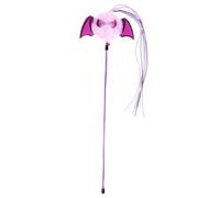 TOYANDONA Halloween Themed Cat Teaser Stick Cute Monster for Indoor Cats Lightweight Portable Play for Kitten Affection Fun