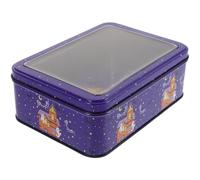 TOYANDONA Halloween Treat Boxes with Lid Metal Candy Storage Containers for Party and Present Choice, Elegant Packaging Biscuit Box with Quality Assurance, Halloween Candy Wrapping and Snack