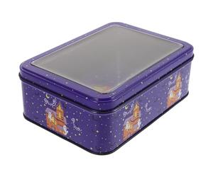 TOYANDONA Halloween Treat Boxes with Lid Metal Candy Storage Containers for Party and Present Choice, Elegant Packaging Biscuit Box with Quality Assurance, Halloween Candy Wrapping and Snack