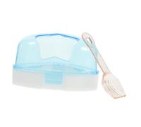 TOYANDONA Hamster Bath Tub Five-Pointed Star Plastic Bathing Container for Small Pets Random Color for Gerbils Chinchillas and Hedgehogs