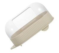 TOYANDONA Hamster Sand Bath Container Portable Toilet Washroom Box for Hamsters Chinchillas Easy Clean Design with Deep Edges Durable Chic Bathroom for Small Pets