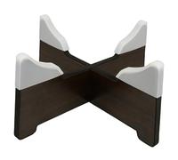 TOYANDONA Hand Pan Drum Display Stand Sturdy Wooden Tongue Drum Holder Non- Silicone Pad Easy to Install for Showcasing Your Instrument Finish