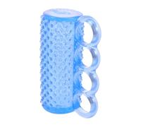 TOYANDONA Hand Therapy Grip Trainer for Seniors with 4-finger Separators, Blue Stroke Rehabilitation Hand Strengthener and Finger Exercise Device for Arthritis and Post-surgery