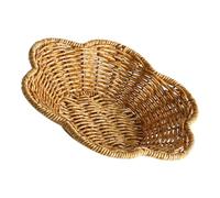 TOYANDONA Hand-woven Woven Fruit Tray Medium Decorative Storage Basket for Home Kitchen Dining Table Multipurpose Snack and Bread Holder with Smooth Surface