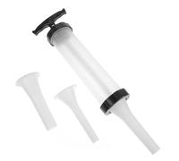 TOYANDONA Handheld DIY Sausage Stuffer with Smooth Plastic Tubes Manual Meat Filling Tool for Homemade Sausage Making Small Easy to Clean and Store Ergonomic Press Design for Convenient Use