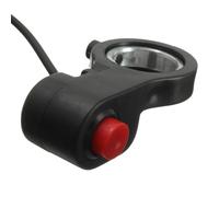 TOYANDONA Handlebar Abs Material 8 Inch and Horn Switch with Motorcycle Easy Installation Classic Black Design Suitable for Electric Motorcycles and Atv Handlebar Control