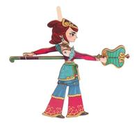 TOYANDONA Handmade Chinese Shadow Puppetry Traditional Hand Puppet Kit Educational Puppet Theatre Prop for Early Learning and Family Fun