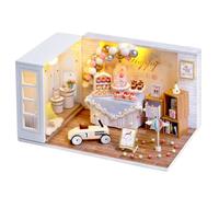 TOYANDONA Handmade Mini DIY House Kit Wooden Model with Realistic Details Polished Miniature Assembly Craft for Creative Family Fun and Patience Building for Teens and Adults
