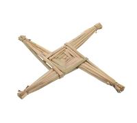 TOYANDONA Handwoven Irish Straw Cross Wall Hanging and Tabletop Decor Flexible Placement for Church Altar Home Traditional St S Blessing Symbol Natural Craftsmanship Spiritual Farmhouse