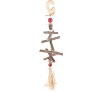 TOYANDONA Hanging Chew for Hamster and Chinchilla Fruit Branch | Tooth Grinding and Chewing Support, Promotes Exercise and Fun, for Growing-up Pets Alone
