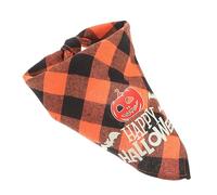 TOYANDONA Happy Halloween Pet Bandana Decorative Kitten and Dog Scarf with Glow the Dark Feature Comfortable and Stylish for Parties Photos and Everyday Wear