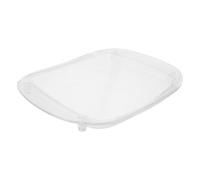 TOYANDONA Hard Plastic Tip Tray for Coins and Cash 21X17X1.6Cm - Coin Roll Holder and Money Tray for Tips, Suitable for Cafes, Restaurants, Bars, and Service Industry